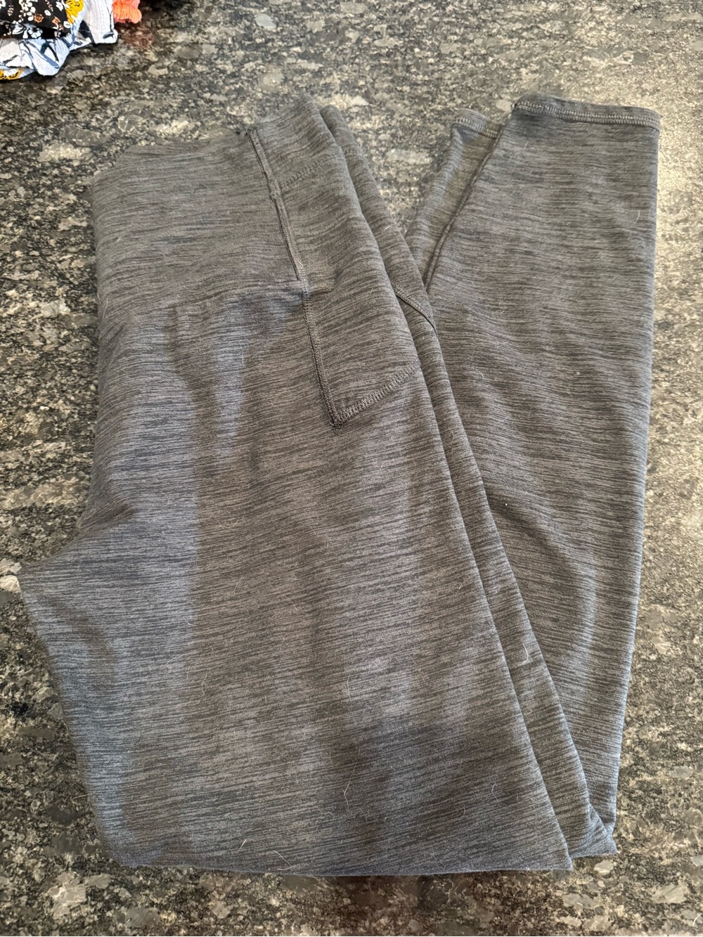 Grace & Lace Heather Grey Knit Leggings